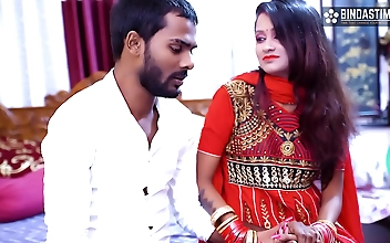My Cute Desi Sexy Newly Wife Doesn't want me to go Office for whole Day ( Hindi Audio )